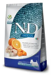 N&D Ocean Dog Adult Mini Codfish, Pumpkin & Orange 7 kg