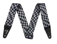 Fender Wavy Checkerboard Polyester Strap Gray