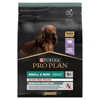 Pro Plan Adult Small & Mini Sensitive Digestion Grain Free suché krmivo pre psov - morčacie 2,5 kg