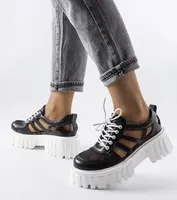 Gemre Black loafers with a chunky sole Emaline