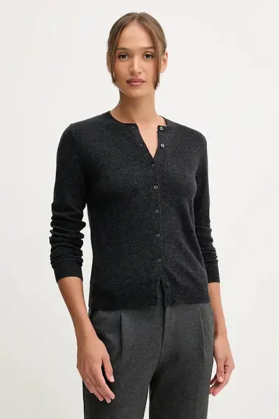 Vlněný kardigan United Colors of Benetton zelená barva