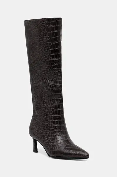 Kožené kozačky Steve Madden Lavan