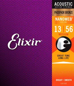 Elixir Nanoweb Phosphor Bronze Medium
