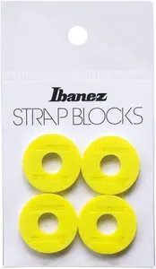 Ibanez Silicone Strap Block 4 Pieces/Set - Yellow