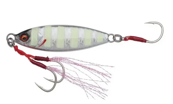 Savage gear pilkr slow seeker zebra glow - 4,5 cm 20 g