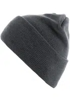 Beanie Basic Flap Long Version V.Grey