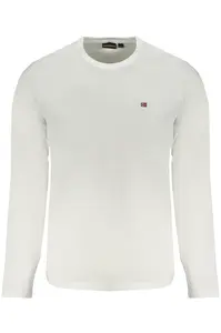 Bílé triko s dlouhým rukávem NAPAPIJRI