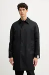 Kabát Bally černá barva, MOU0AY