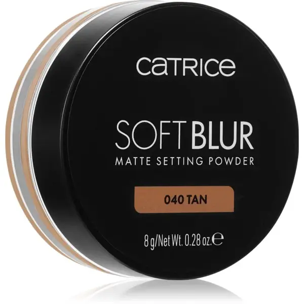 Catrice Soft Blur Matte Setting Powder sypký fixačný púder odtieň 040 Tan 8 g