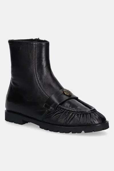 Kožené kotníkové boty Pinko Nora 03