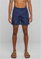 Patterned swimsuit shorts anchor/navy