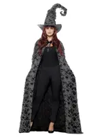 Čarodejnícky plášť čierno-šedý unisex