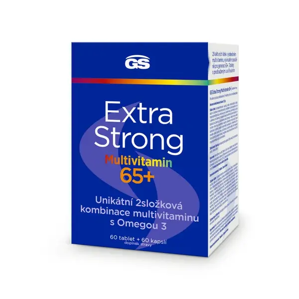 GS Extra Strong Multivitamin 65+ 60 tablet + 60 kapslí