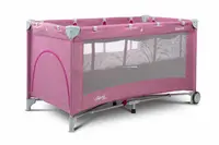 Caretero Cestovní postýlka BASIC PLUS - levandulová