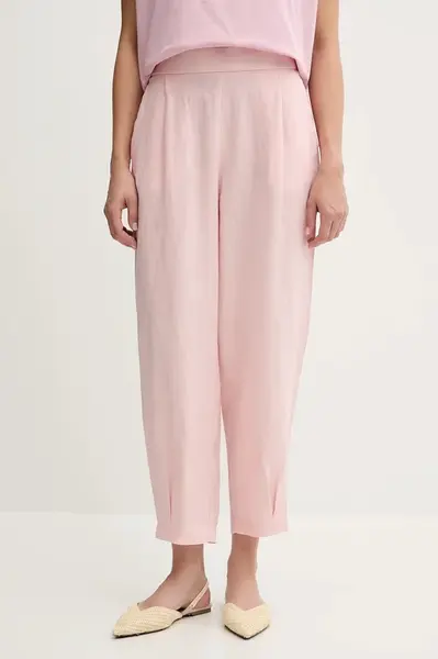 Ľanové nohavice United Colors of Benetton