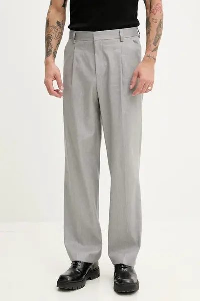 Nohavice s prímesou ľanu HUGO