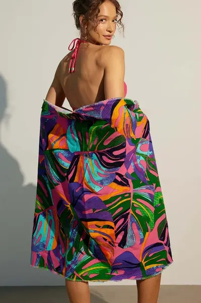 Bavlnený plážový uterák Medicine 100 x 180 cm.