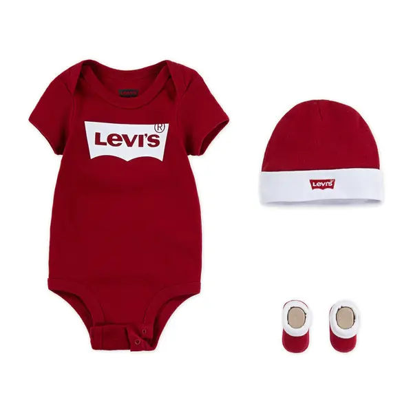 Sada pre bábätká Levi's červená farba