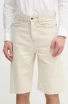 Pepe Jeans  Rifľové krátke nohavice  BERMUDA SHORT ECRU