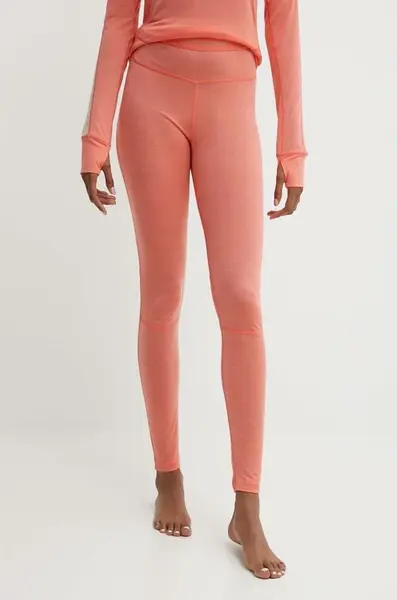 Funkčné legíny Icebreaker 125 ZoneKnit oranžová farba, IB0A56H6B751