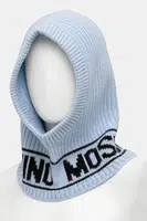 Vlnená kukla Moschino béžová farba, M3136 65414