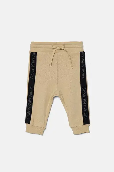 Detské bavlnené tepláky Calvin Klein Jeans