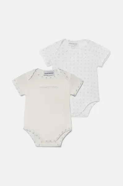 Bavlnené body pre bábätká Emporio Armani 2-pak