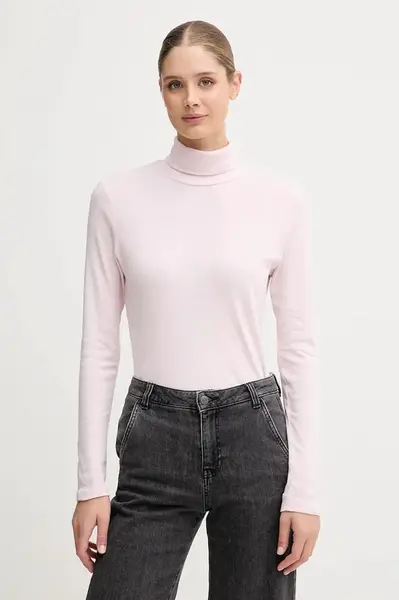 Bavlnené tričko s dlhým rukávom United Colors of Benetton