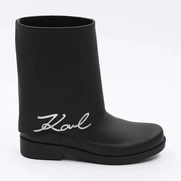 Gumáky Karl Lagerfeld KALOSH dámske, čierna farba, KL47064