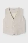 Detská vesta zo zmesi ľanu Mayoral