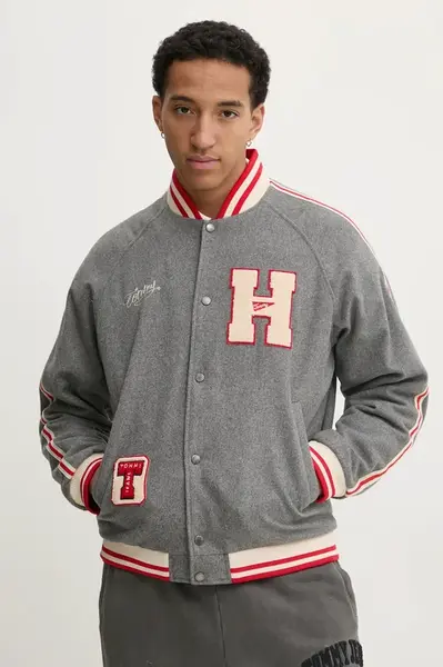 Vlnená bunda bomber Tommy Jeans