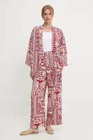 Bunda a nohavice Answear.LAB červená farba