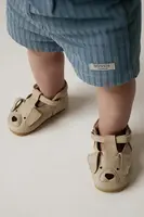 Kožené topánky pre bábätká Donsje Spark Special Shoes Golden Retriever