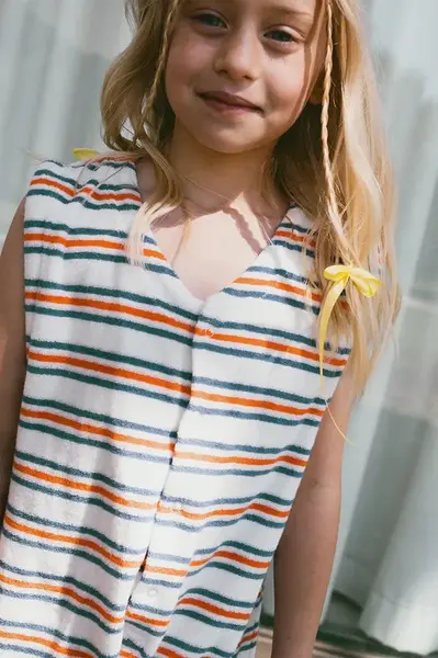 Detský bavlnený overal Tinycottons STRIPES MULTICOLOR JUMPSUIT