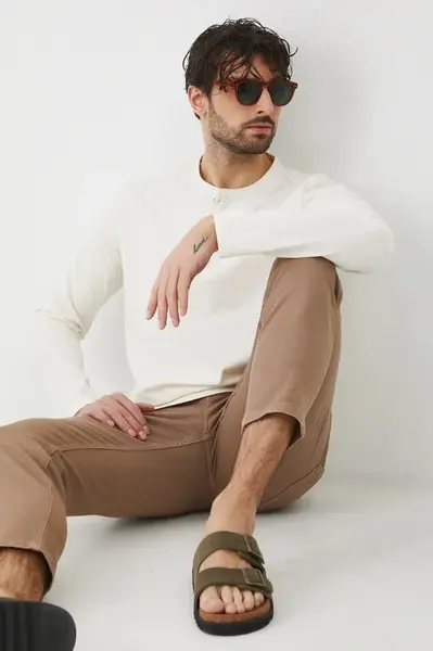 Bavlnené tričko s dlhým rukávom Medicine