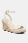 Kožené sandále Calvin Klein WEDGE SANDAL 70 - HE