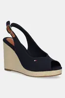 Sandále Tommy Hilfiger FLAG HIGH WEDGE ESPAD SLINGBACK