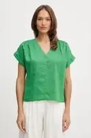 Ľanová blúzka United Colors of Benetton