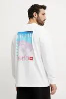 Bavlnené tričko s dlhým rukávom The North Face Axys