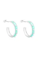 Postriebrené náušnice Lilou Colors