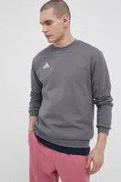 Mikina adidas Performance Entrada 22 pánska, šedá farba, jednofarebná, H57479