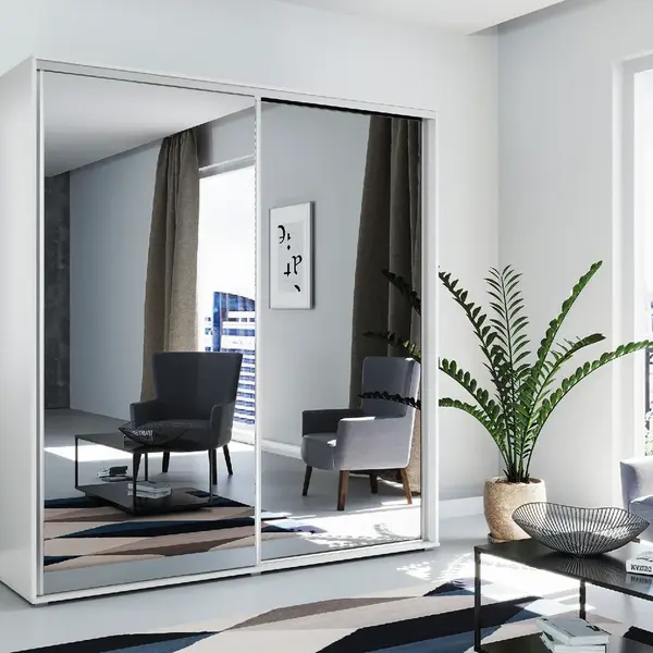 Šatní skříň Ska A01 XL Barva korpusu: Bílá, Rozměry: 150 cm