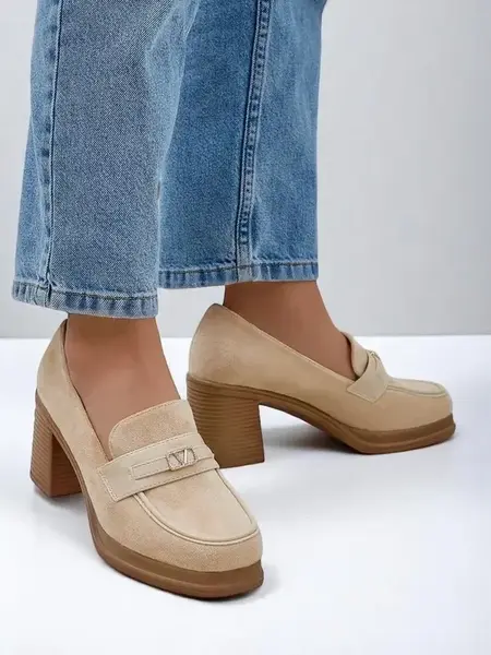 Resti women’s block-heel loafers Evelay