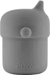 Pura my-my silikónový pohárik s náustkom, slate