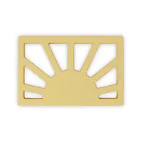 Mushie silikónové hryzátko SUN muted yellow