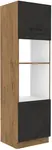 Vysoká skříňka pro vestavnou a mikrovlnou troubu Vigo 60 DPM-210 2F Barva korpusu: Dub Lancelot, Barva dvířek: Matera matná