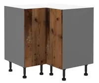 Spodní rohová skříňka Old Style 90x90 DN 1F BB Barva korpusu: Antracit, Barva dvířek: Old style