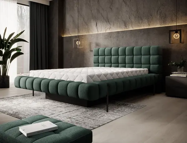 Postel Magentta - kovový rám Rozměr: 160 x 200 cm, látka: Amore 35