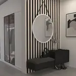 Zrcadlo Grace Barva korpusu: Bílá, Rozměry: 80 cm, Varianta: Zavěšení na pásce