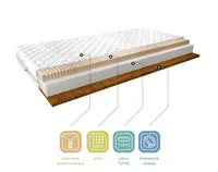 Matrace Mokka Rozměr: 90 x 200 cm, Potah: Medicott Silver
